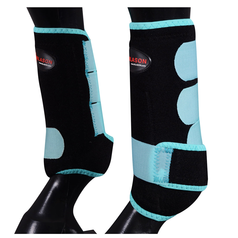 HILASON L M S Horse Rear Hind Leg Sport Boots | Jumping