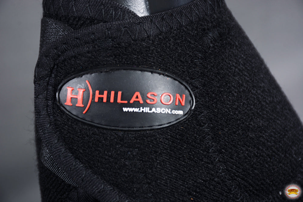 HILASON Bell Boots for Horses No Turn Protection Comfort &amp; Durability Quick Wrap Hook and Loop Jumping Boots Sold in Pairs