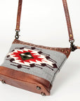 American Darling Saddle Blanket Genuine Leather Women Bag Western Handbag Purse