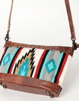 American Darling Saddle Blanket Genuine Leather Women Bag Western Handbag Purse