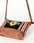 American Darling Saddle Blanket Genuine Leather Women Bag Western Handbag Purse