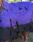 Hilason 600D Winter Waterproof Miniature Horse Turnout Blanket Purple