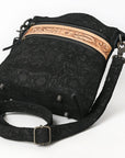 American Darling ADBG840 Crossbody Hand Tooled Embossed Genuine Leather Genuine Leather Women Bag Western Handbag Purse