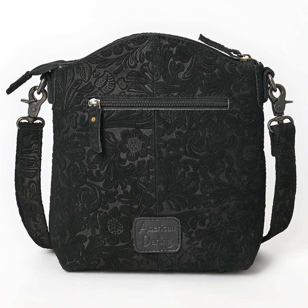 American Darling ADBG840 Crossbody Hand Tooled Embossed Genuine Leather Genuine Leather Women Bag Western Handbag Purse
