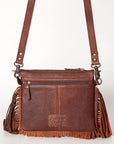American Darling ADBG841 Small Crossbody Hand Tooled Genuine Leather Women Bag Western Handbag Purse