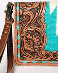 ADBG844F American Darling Hand Tooled Saddle Blanket Genuine Leather Women Bag Western Handbag Purse