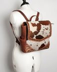 ADBG845B American Darling Hand Tooled Hair On Genuine Leather Women Bag Western Handbag Purse
