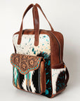 American Darling Backpack Saddle Blanket Hair On Genuine Leather Western Women Bag Handbag Purse | for Laptop School