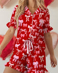 Amayah Ruffled Short Sleeve Shirt