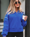 Clover Exposed Seam Chic Sweatshirt