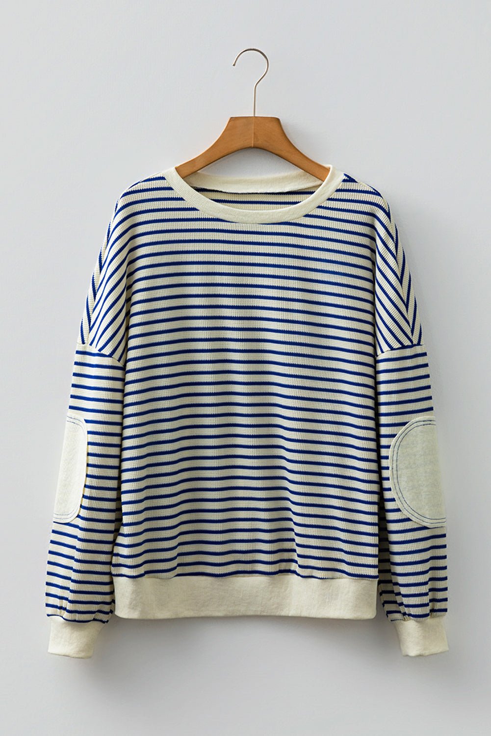 Emily Patched Drop Shoulder Sweatshirt