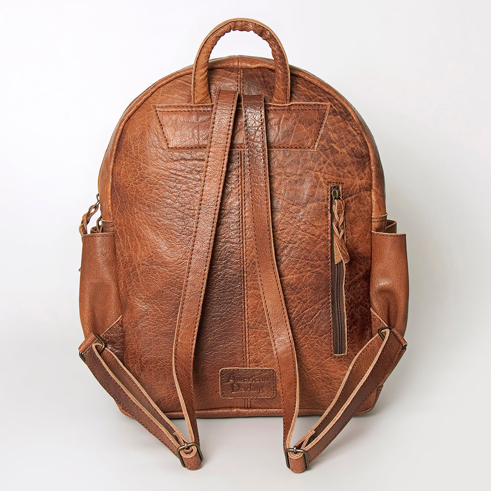 American Darling Backpack Saddle Blanket Genuine Leather Western Women Bag Handbag Purse | for Laptop School