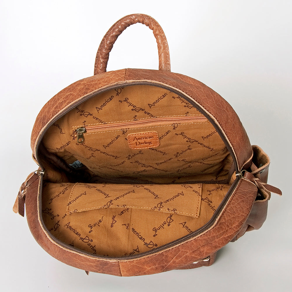 ADBG853B American Darling Saddle Blanket Genuine Leather Women Bag Western Handbag Purse