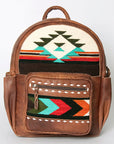 ADBG853C American Darling Saddle Blanket Genuine Leather Women Bag Western Handbag Purse