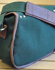 Shell Case Bag Leather Canvas