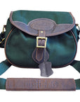 Shell Case Bag Leather Canvas
