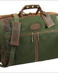 18“W x 12“H x 9“D Leather Duffle Bag 18 Inches