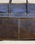 28”W x 14.5”H 12”D Leather Duffle Bag Large 28 Inches
