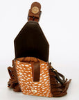 American Darling Cell Phone Holder Hair On Genuine Leather women bag western handbag purse