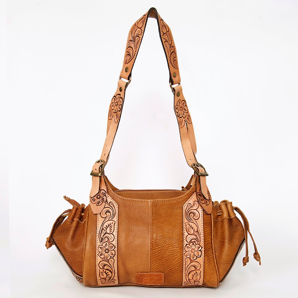 American Darling Hobo Hand Tooled Hair On Genuine Leather women bag western handbag purse