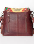 American Darling Cross Body Ii Hand Tooled Hair On Genuine Leather Women Bag Western Handbag Purse