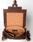 American Darling Cross Body Ii Hand Tooled Hair On Genuine Leather Women Bag Western Handbag Purse