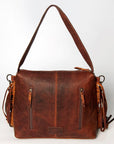 American Darling ADBGZ621 Crossbody Hand Tooled Hair-On Genuine Leather Women Bag Western Handbag Purse