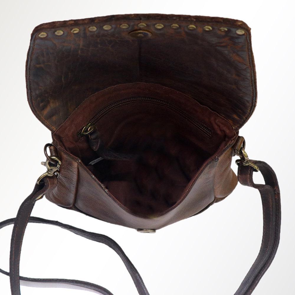 Never Mind Nmbgm123B Cross Body I Vintage Handmade Genuine Cowhide Leather Women Bag Western Handbag Purse