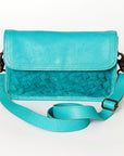 American Darling ADBG857 Wallet Hand Tooled Genuine Leather Women Bag Western Handbag Purse