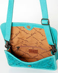 American Darling ADBG857 Wallet Hand Tooled Genuine Leather Women Bag Western Handbag Purse