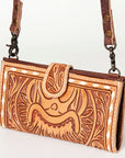 ADBG832A American Darling Hand Tooled Genuine Leather Women Bag Western Handbag Purse