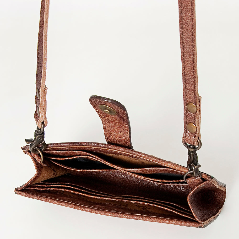 ADBG832B American Darling Hand Tooled Genuine Leather Women Bag Western Handbag Purse