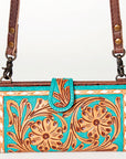 ADBG832D American Darling Hand Tooled Genuine Leather Women Bag Western Handbag Purse