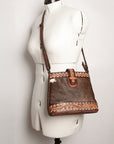 American Darling Cross Body Hair on Genuine Leather Western Women Bag | Handbag Purse Crossbody for Cute