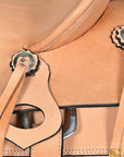 Western Horse Saddle American Leather Wade Ranch Roping Tan Hilason