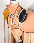 Western Horse Saddle American Leather Wade Ranch Roping Tan Hilason