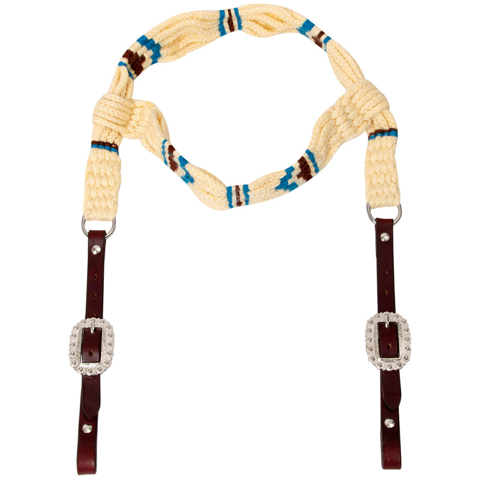 Hilason Horse 100% Wool Headstall Woven Off White