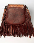 American Darling Messenger Hand Tooled Genuine Leather women bag western handbag purse