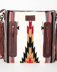 American Darling Signature Crossbody Hand Tooled Saddle Blanket Genuine Leather Women Bag Western Handbag Purse