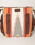 American Darling ADBGZ365 Signature Crossbody Hand Tooled Saddle Blanket Genuine Leather Women Bag Western Handbag Purse
