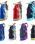 Hilason Western Leather Kids Junior Youth Pro Rodeo Bull Riding Chaps