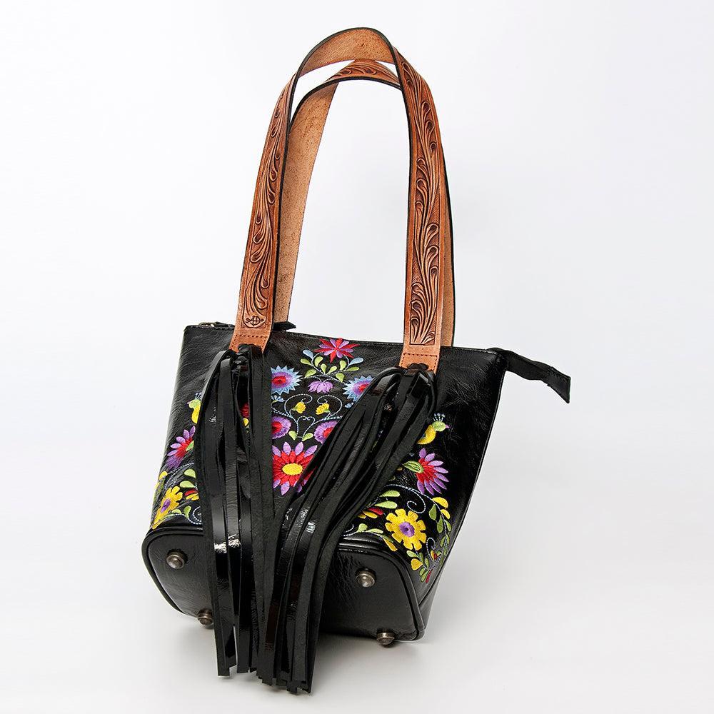 American Darling ADBGZ628 Tote Hand Tooled Genuine Leather Women Bag Western Handbag Purse