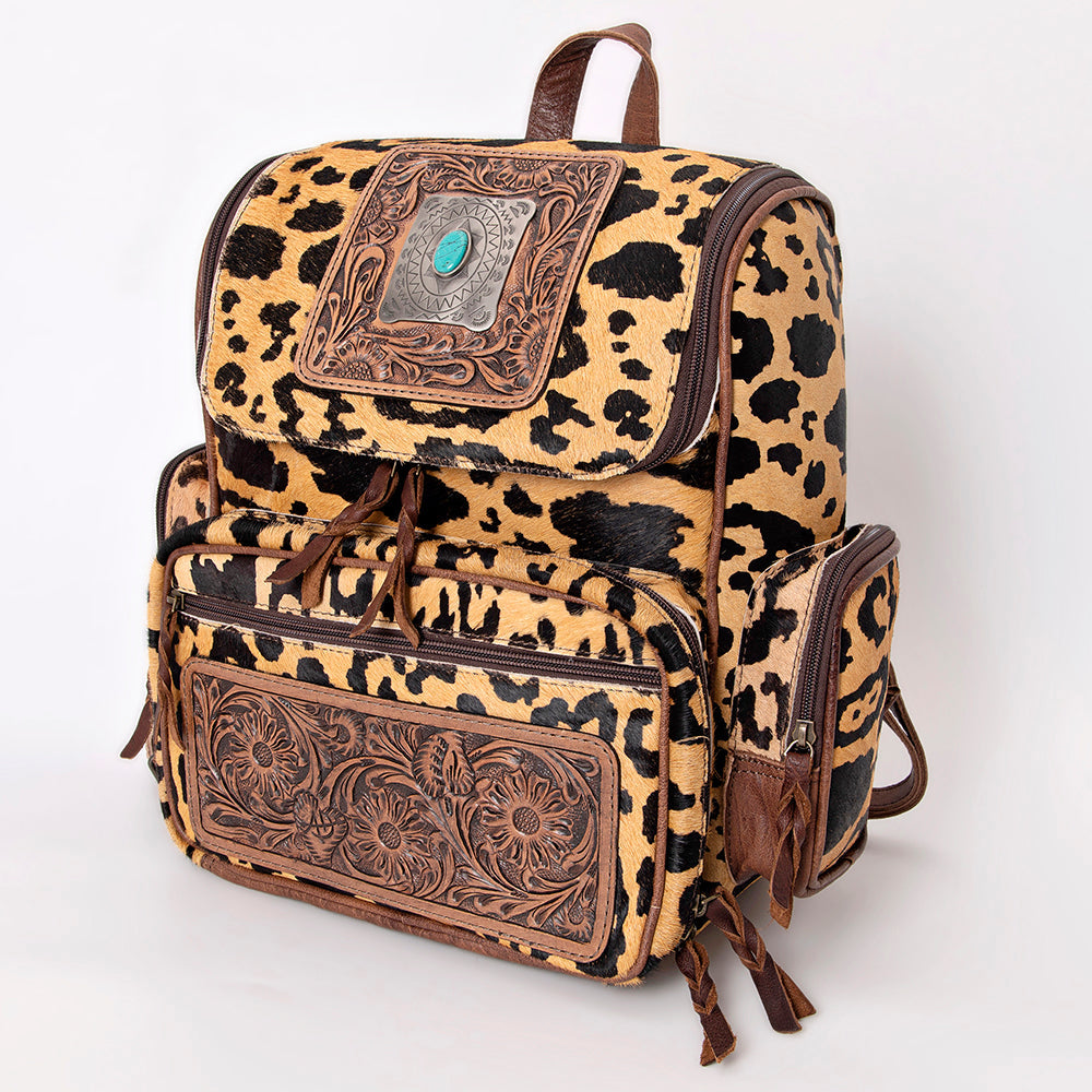 ADBG860C American Darling Hand Tooled Hair On Genuine Leather Women Bag Western Handbag Purse