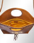 American Darling ADBGM257B Bucket Genuine Leather Women Bag Western Handbag Purse