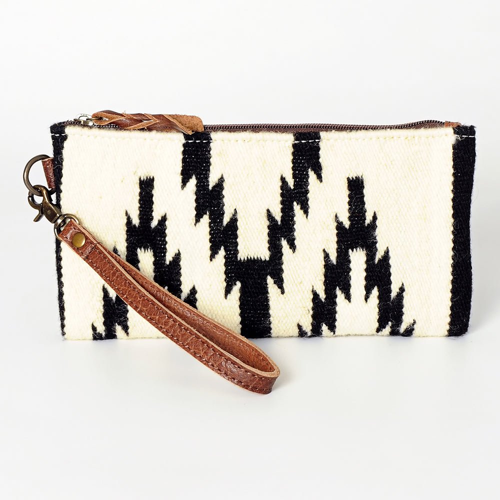 American Darling Wristlet Genuine Leather Women Bag W. Handbag Purse –