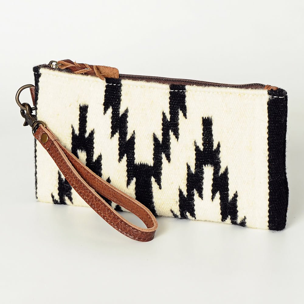 American Darling Wristlet Genuine Leather Women Bag W. Handbag Purse –