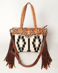American Darling Tote Hair On Genuine Leather Women Bag Western Handbag Purse