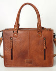 American Darling Briefcase Hand Tooled Saddle Blanket Genuine Leather women bag western handbag purse