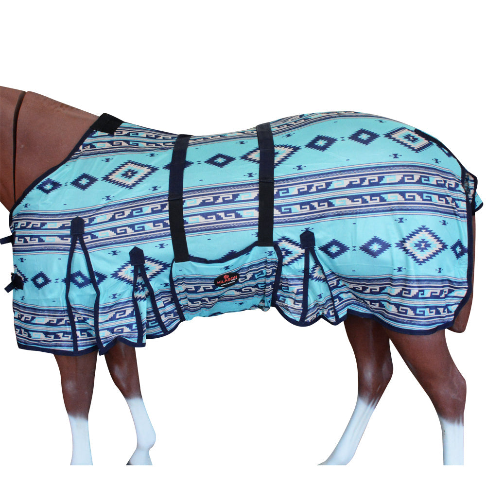 HILASON Horse Fly Sheet - Summer Spring UV Protection Mesh Bug Mosquito FlySheet for Horses | Fly-Sheet