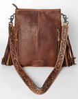 American Darling ADBGS192S Messenger Saddle Blanket Genuine Leather Women Bag Western Handbag Purse